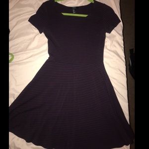 Forever21 blue and red striped dress